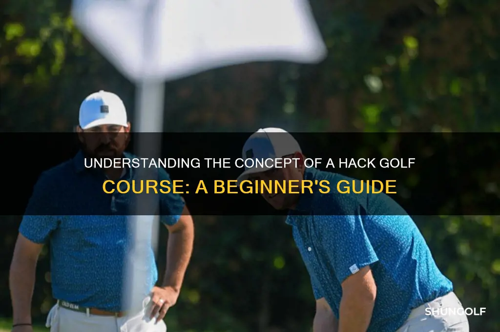 what does a hack golf course mean