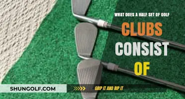 Understanding the Essentials: What's Included in a Half Set of Golf Clubs