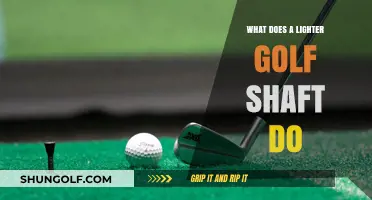 Unleashing Your Swing: The Impact of a Lighter Golf Shaft