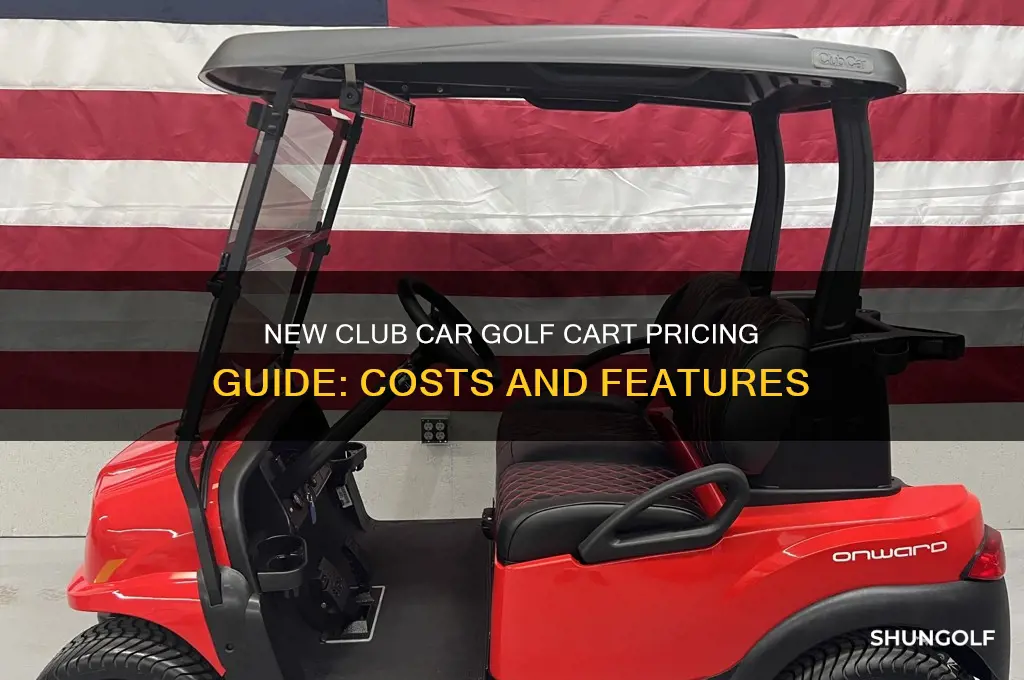 what does a new club car golf cart cost