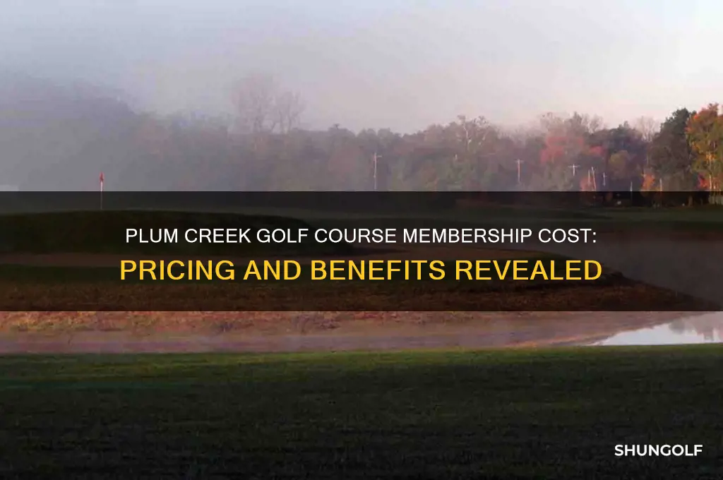 what does a plum creek golf course membership cost