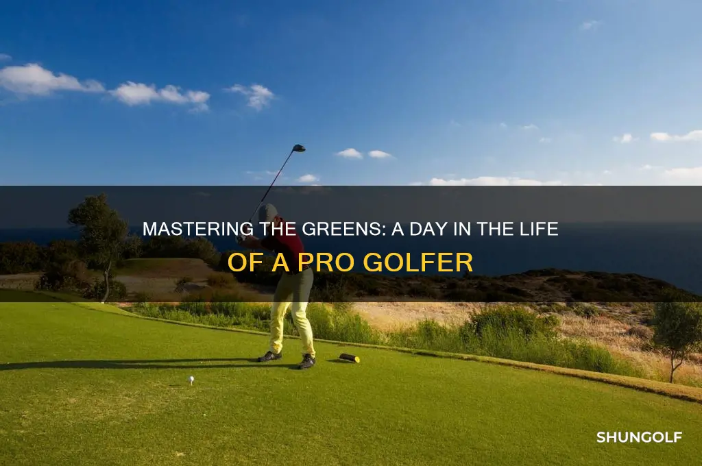 what does a pro golfer do
