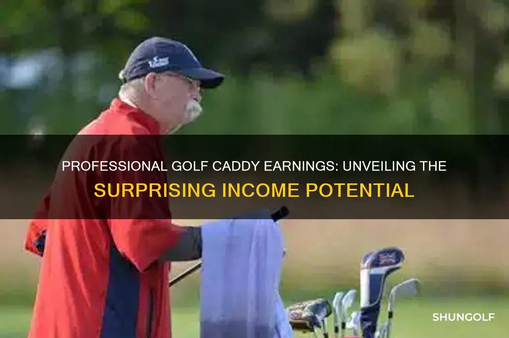 what does a professional golf caddy earn