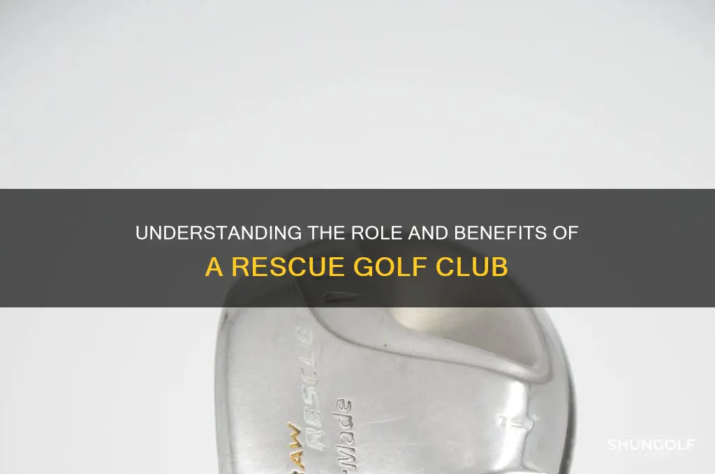 what does a rescue golf club do