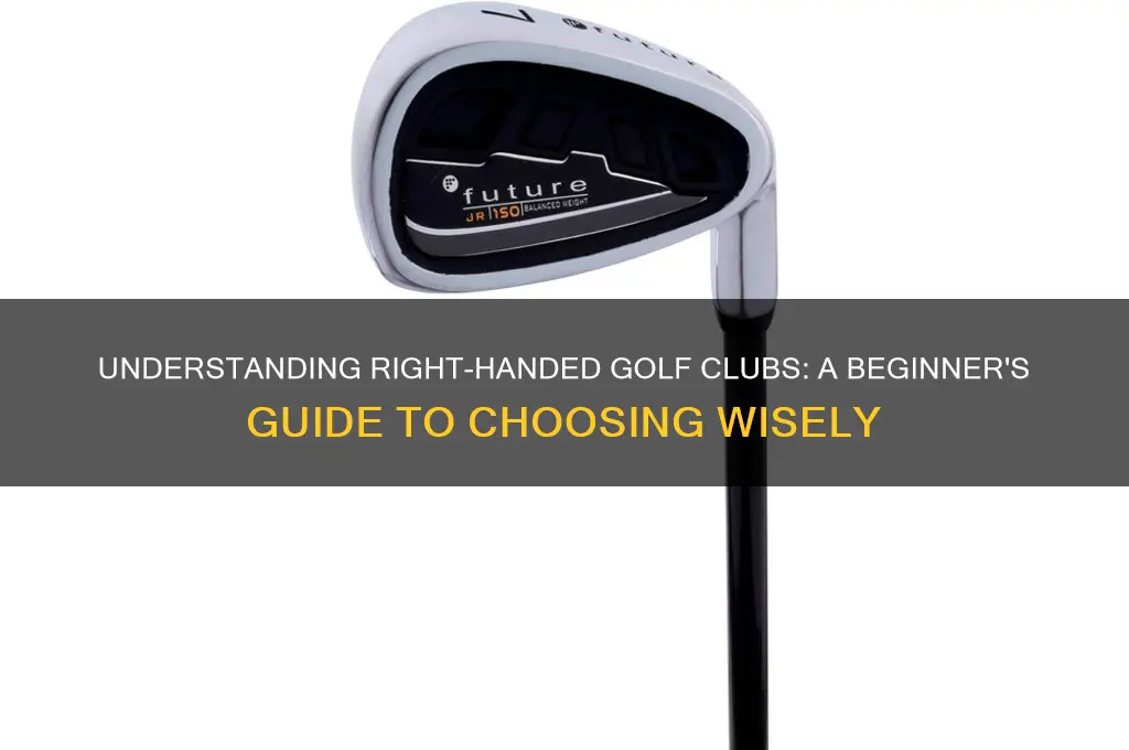 what does a right handed golf club mean