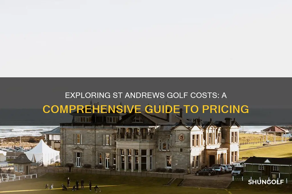 what does a round of golf at st andrews cost