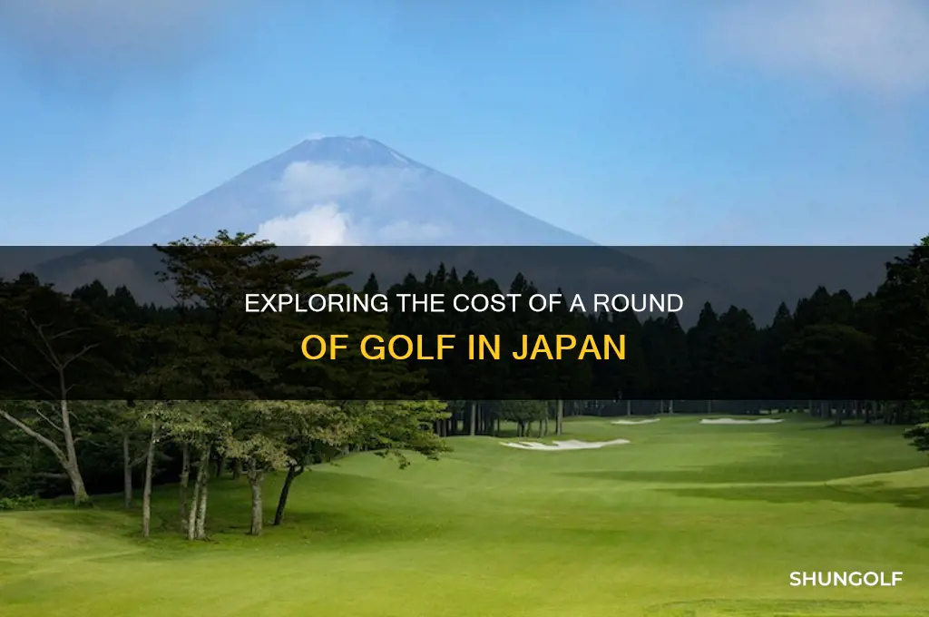 what does a round of golf cost in japan