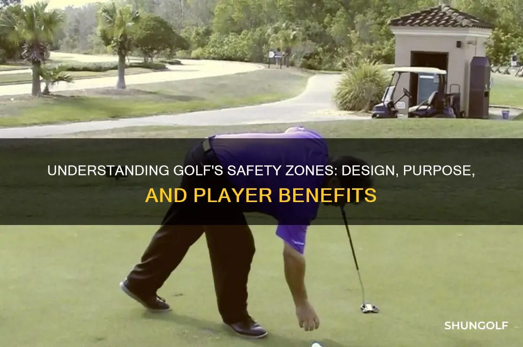 what does a safety zone look like in golf