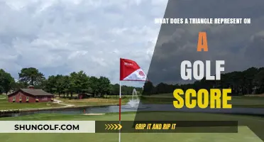 Understanding the Triangle Symbol on Golf Scores: Meaning and Usage