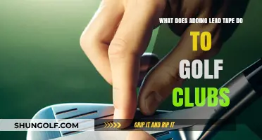How Adding Lead Tape Enhances Golf Club Performance and Feel