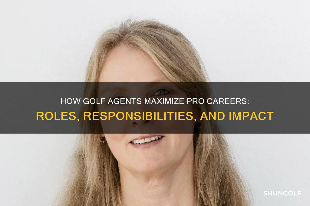 what does an agent do for a pro golfer