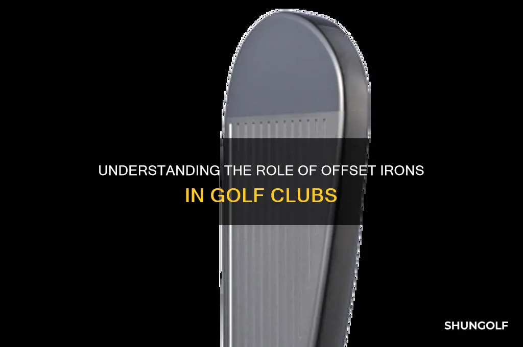 what does an offset iron do in golf clibs