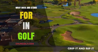 Understanding ANA in Golf: Meaning, Importance, and Impact on Players