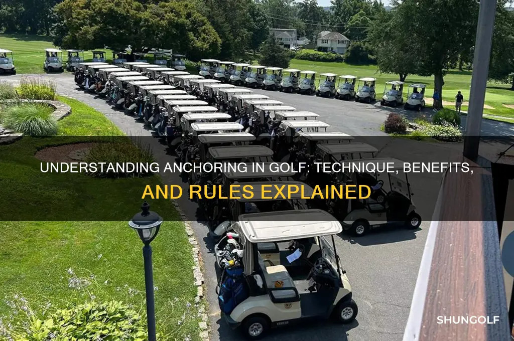 what does anchoring the golf club mean