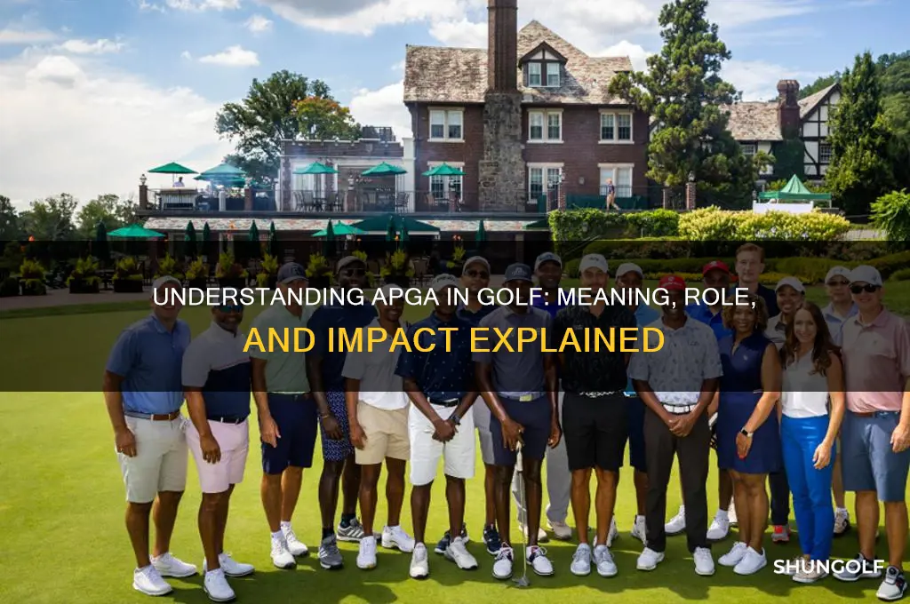 what does apga stand for in golf