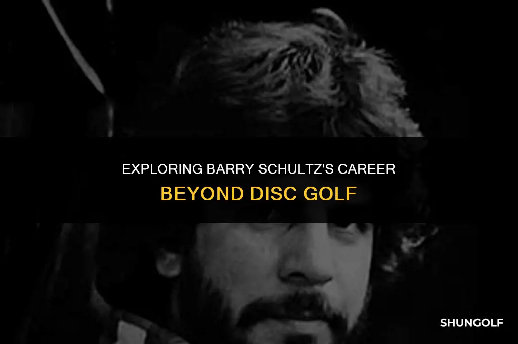 what does barry schultz disc golf do for a living