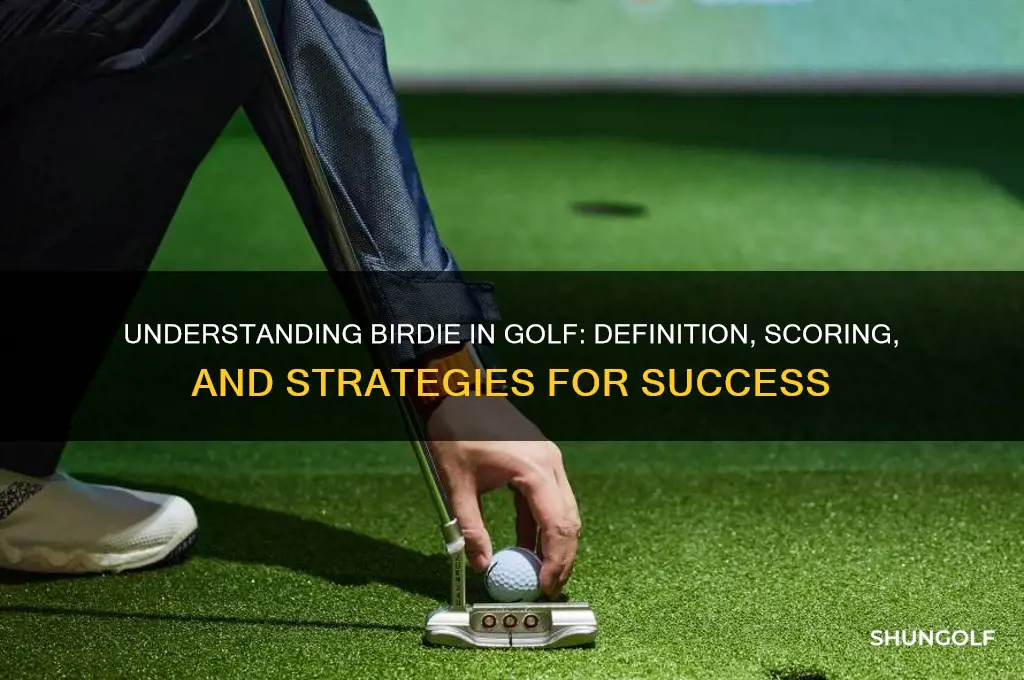what does birdie in golf