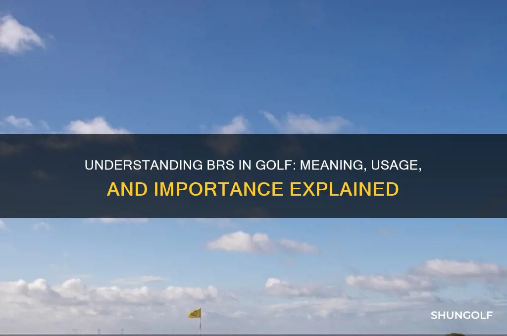 what does brs stand for in golf