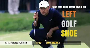 Unveiling the Mystery: Bruce Koepka's Left Golf Shoe Secrets