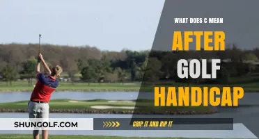 Understanding the 'C' Designation in Golf Handicaps: What It Means
