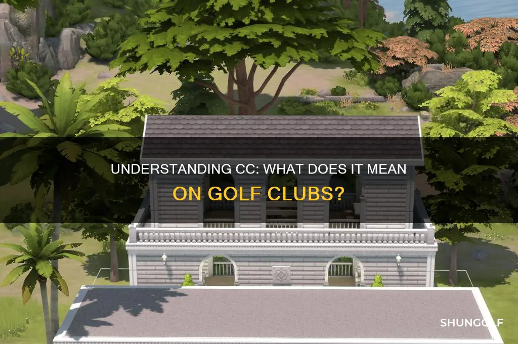 what does cc mean on golf clubs