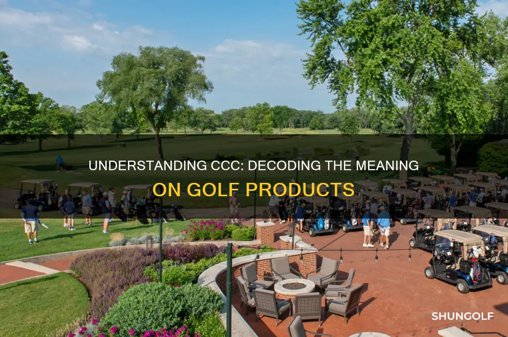 what does ccc stand for on golf products