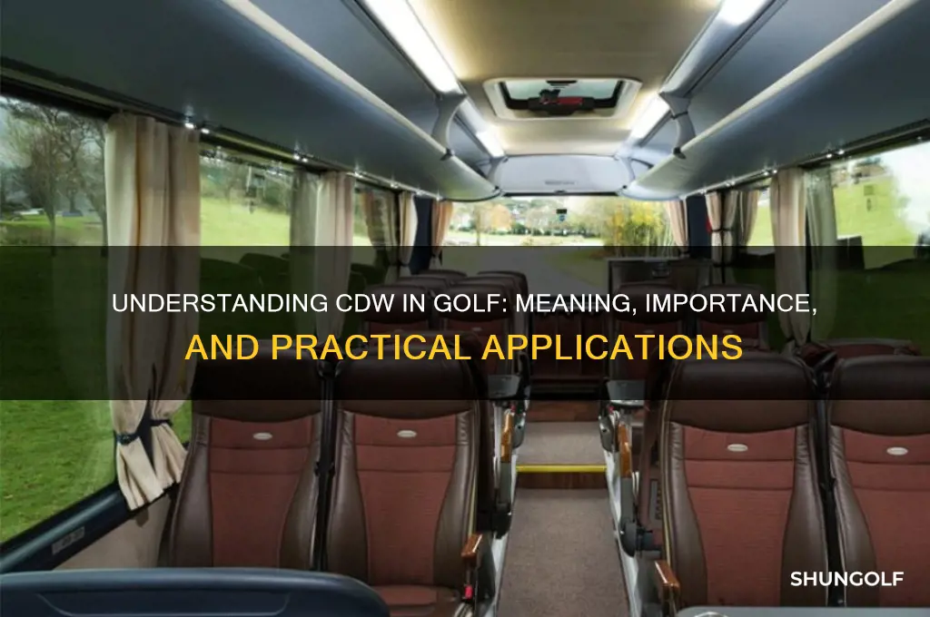 what does cdw stand for in golf