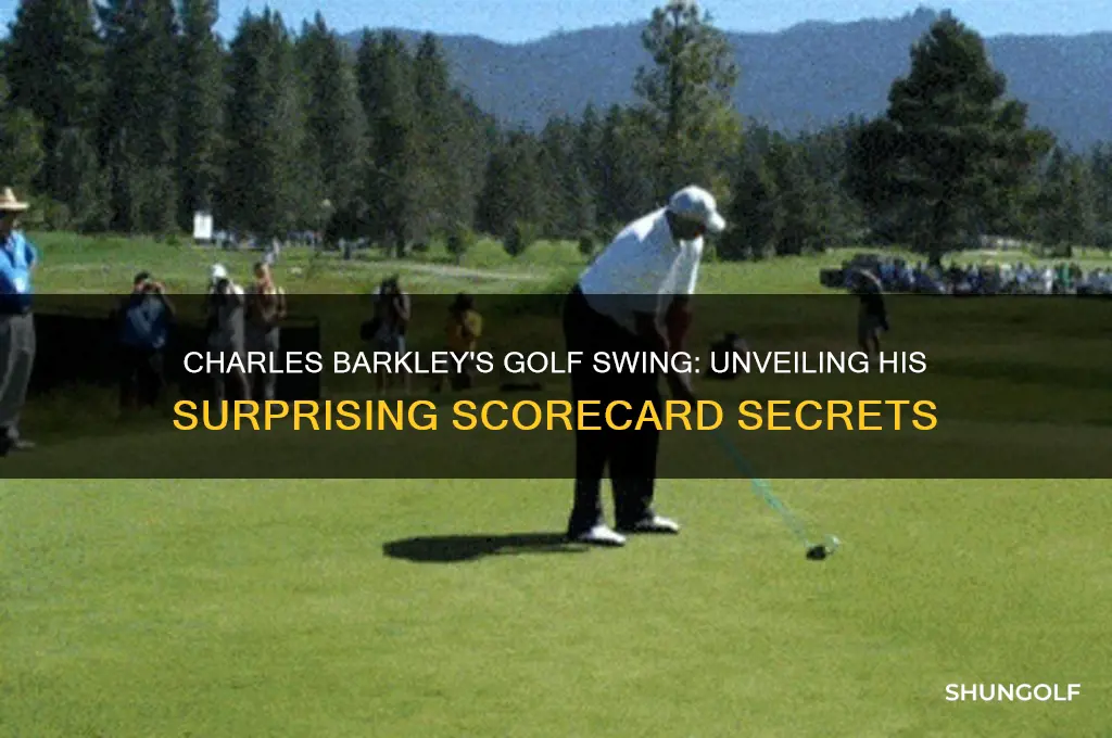 what does charles barkley shoot in golf
