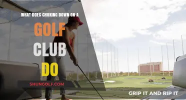Choking Down on a Golf Club: Benefits, Technique, and Control Explained