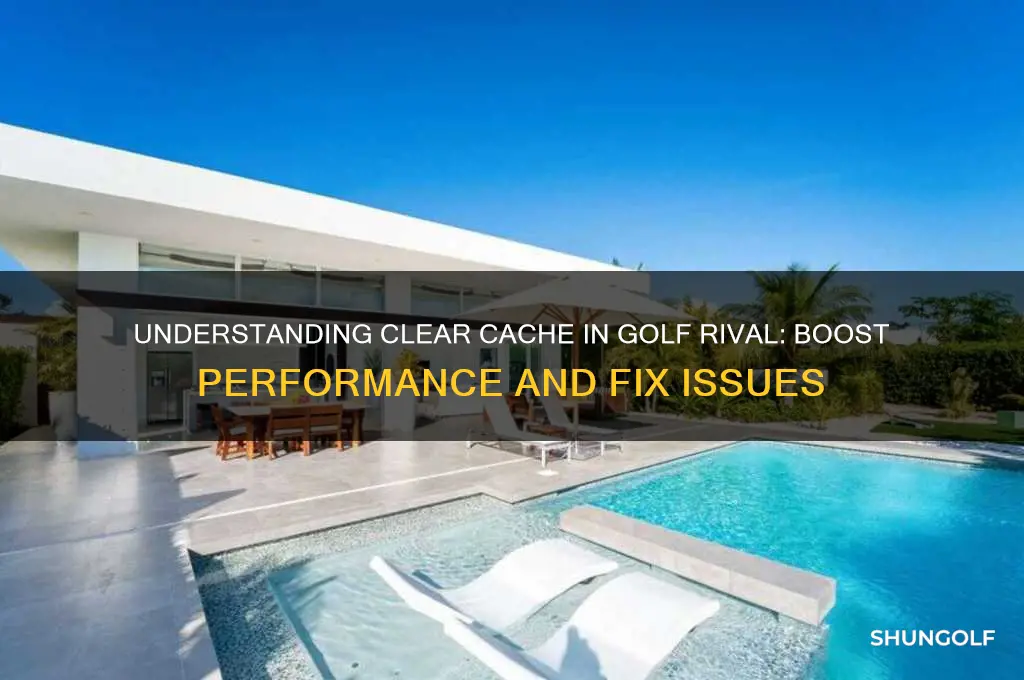 what does clear cache do in golf rival