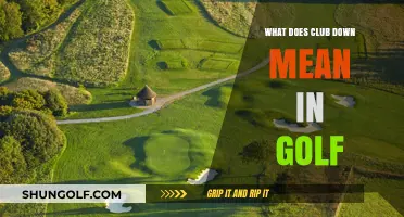 Understanding 'Club Down' in Golf: A Strategic Swing Adjustment Explained
