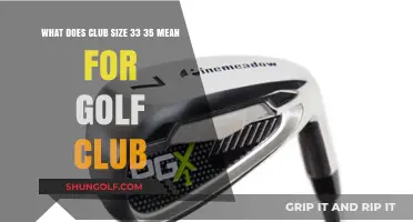 Understanding Golf Club Size: What 33-35 Inches Means for Your Game