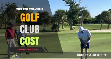 Exploring Coral Creek Golf Club Membership Fees and Pricing Details