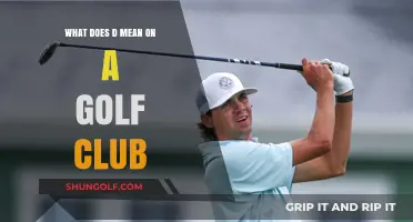 Decoding the 'D' Mark: What It Means on Your Golf Club