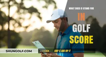 Decoding Golf's D: Understanding Its Meaning in Scorecards