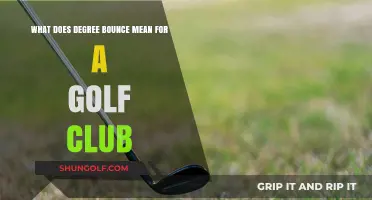 Understanding Degree Bounce: How It Impacts Your Golf Club Performance