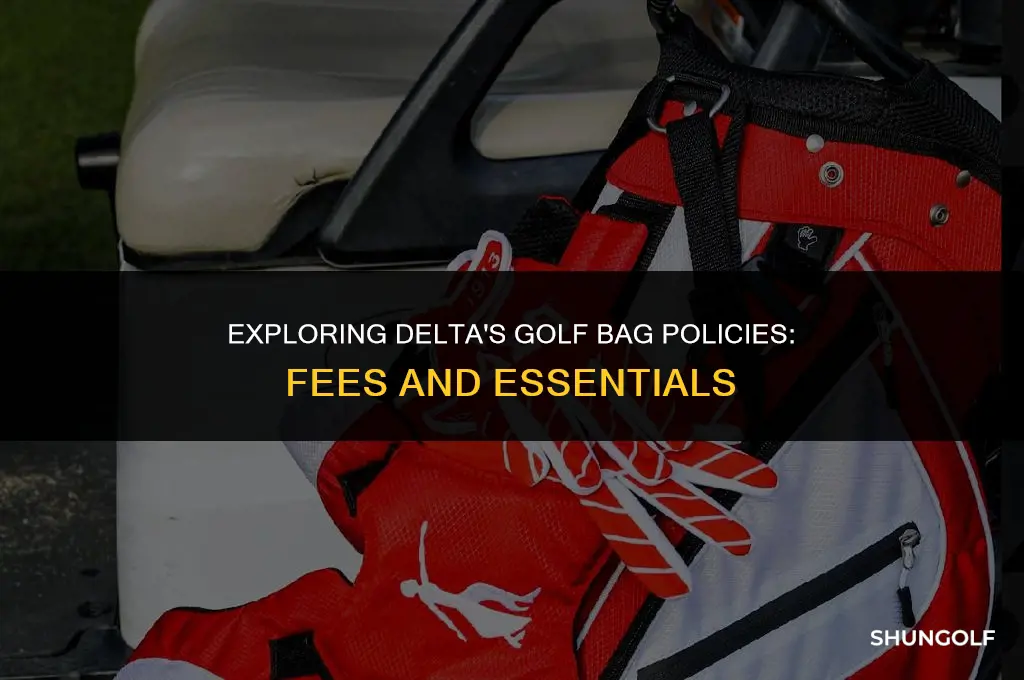 what does delta charge for golf bag