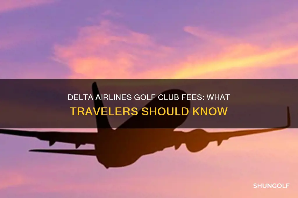 what does delta charge for golf clubs