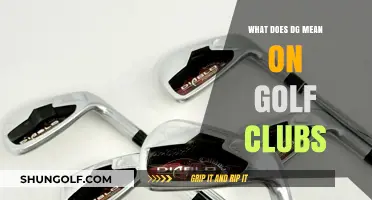Understanding DG: Decoding the Meaning on Golf Clubs for Beginners