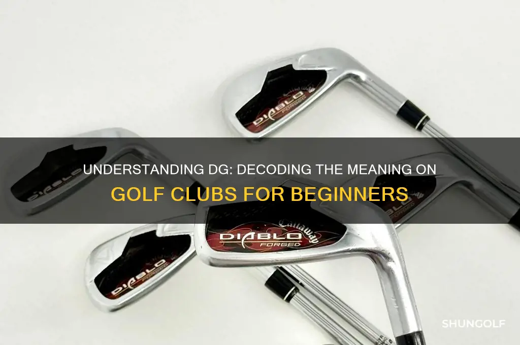 what does dg mean on golf clubs
