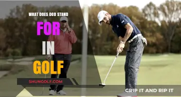 Understanding DOD in Golf: Decoding the Acronym and Its Impact