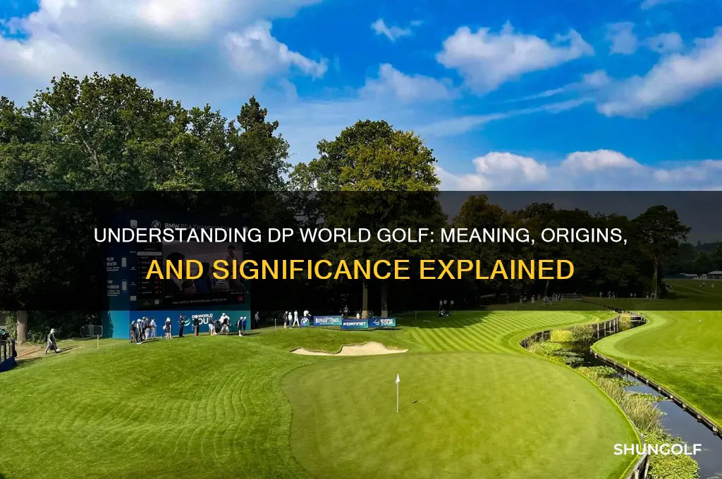 what does dp world golf stand for