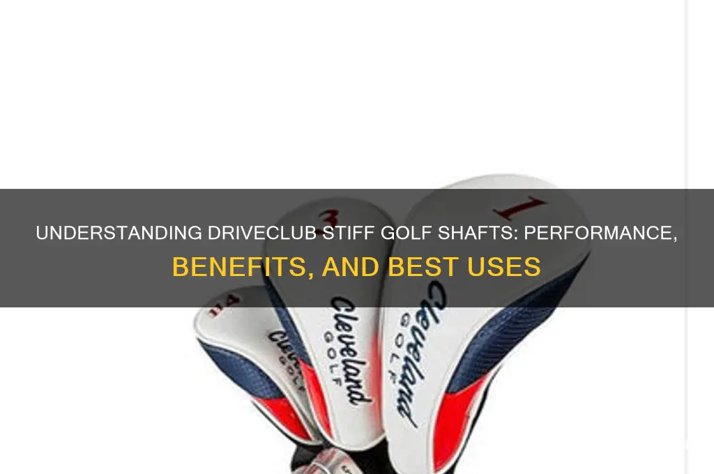 what does driveclub stiff golf