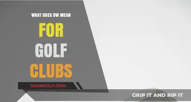 Understanding DW: Decoding the Meaning for Golf Clubs and Performance