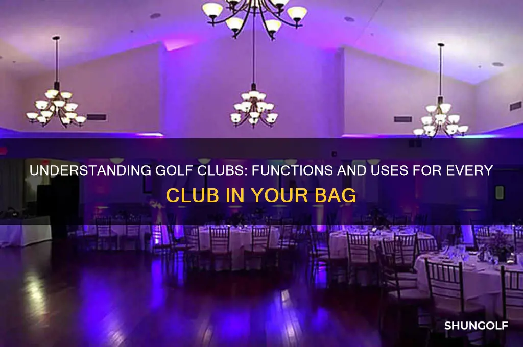 what does each club do in golf