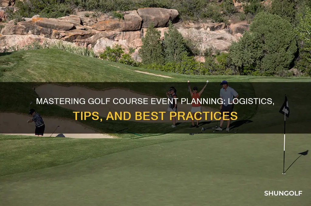 what does event palnning at a golf course look like