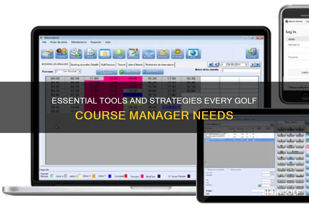 what does every golf course manager need
