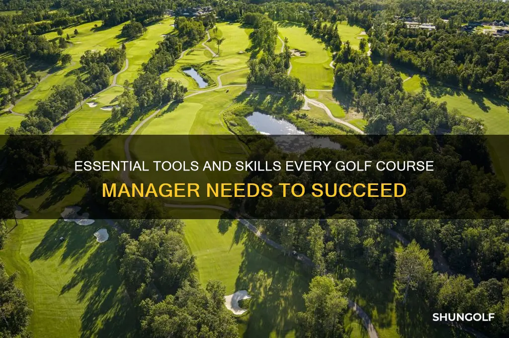 what does every golf course managerneed