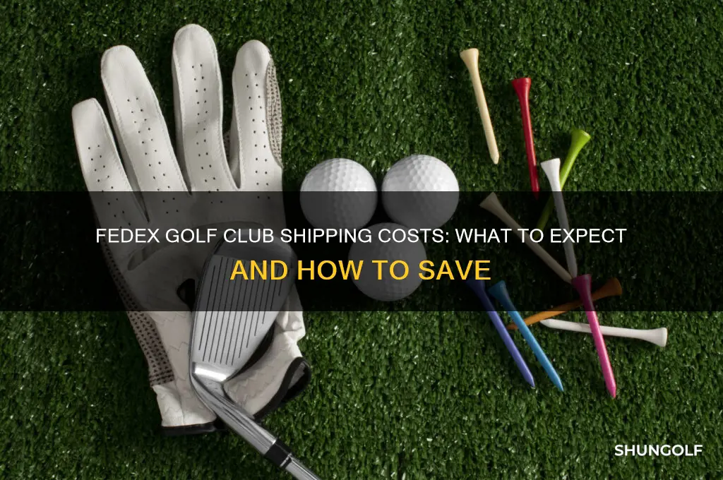 what does fedex charge to ship golf clubs