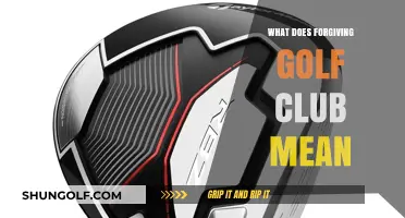 Understanding the Concept of Forgiving Golf Clubs: A Beginner's Guide